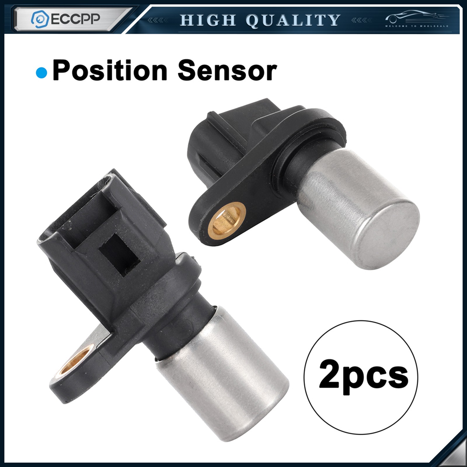 ECCPP 2PCS Crankshaft Position Sensor SS10194 For Lexus Toyota 94-10 1802240481