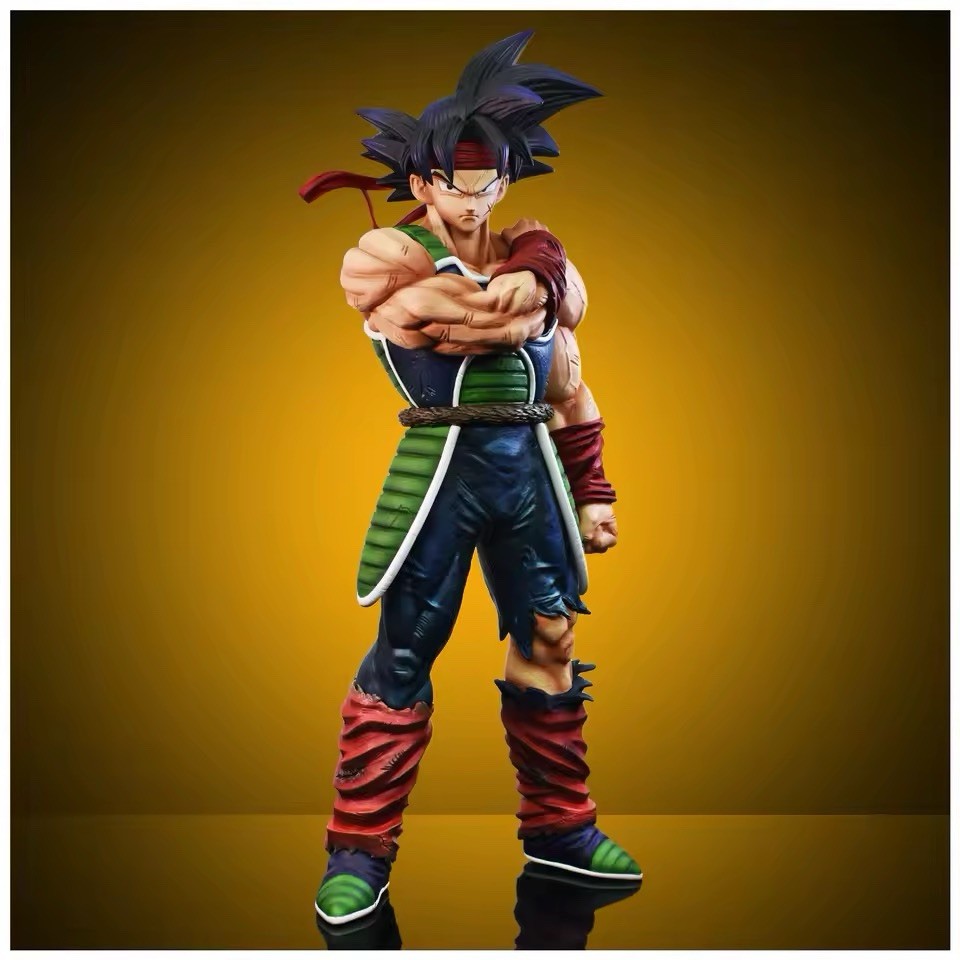 Bardock Figure Dragon Ball Z Saiyan Warrior 24cm PVC Statue Collectible No Box