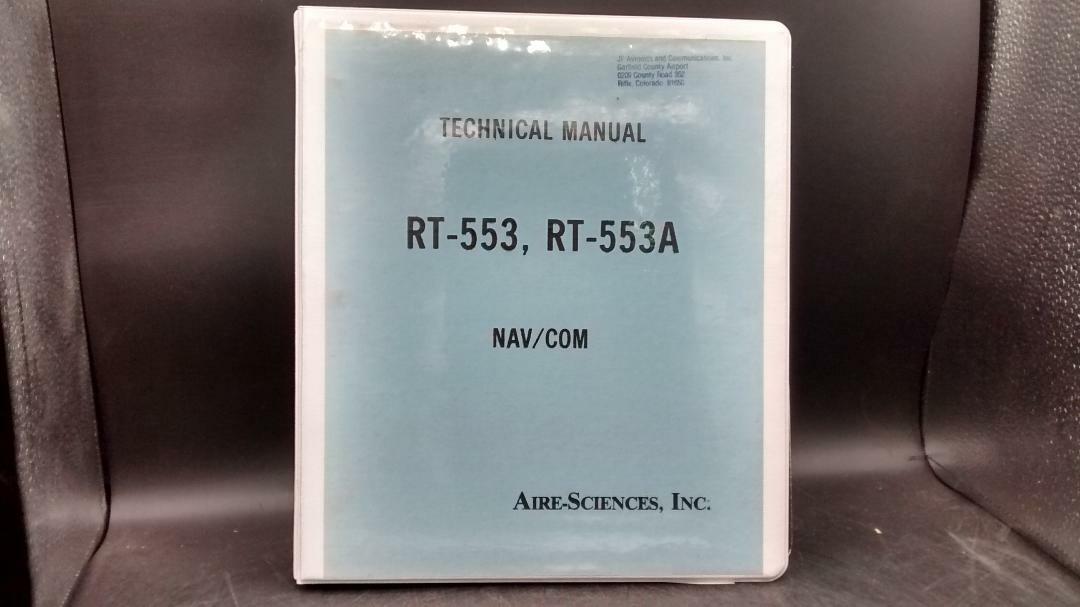 RT-553, RT-553A Technical Manual