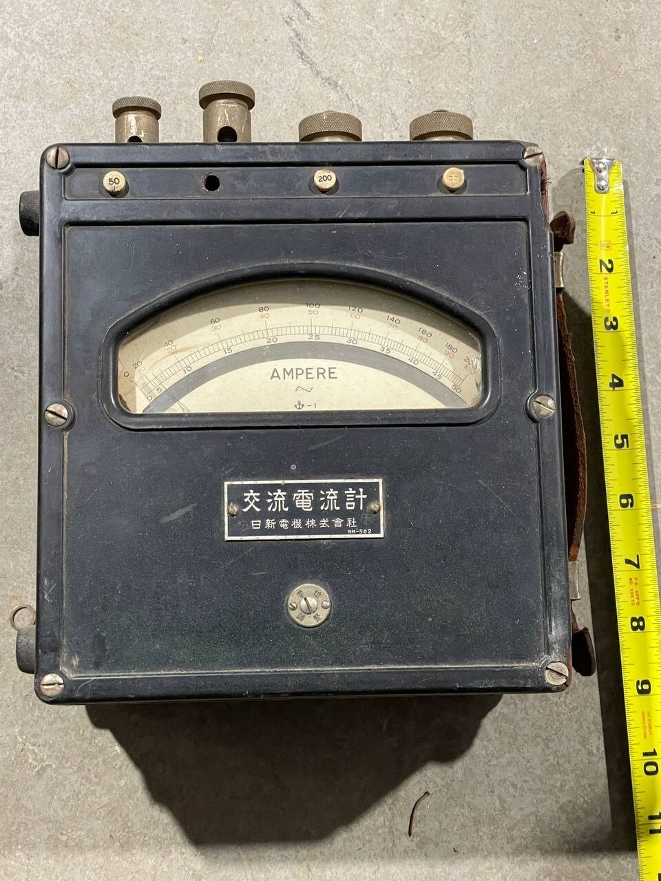 Vintage Japanese Amp meter
