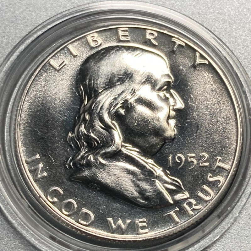 1952 Proof Franklin Silver 50¢ **VERY NICE COIN** (Stock Photo)