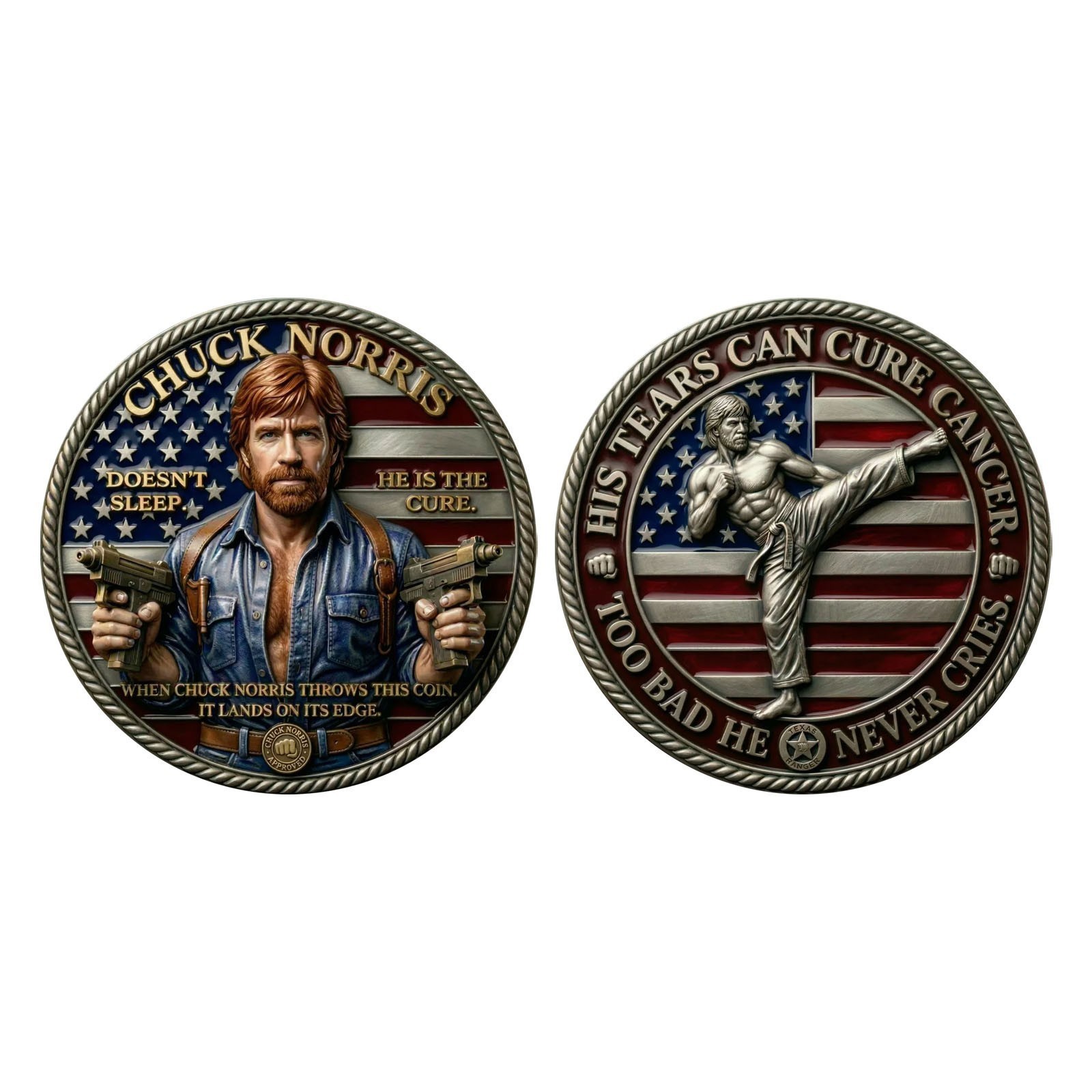 Chuck Norris Commemorative Coin: Honoring a Great Star