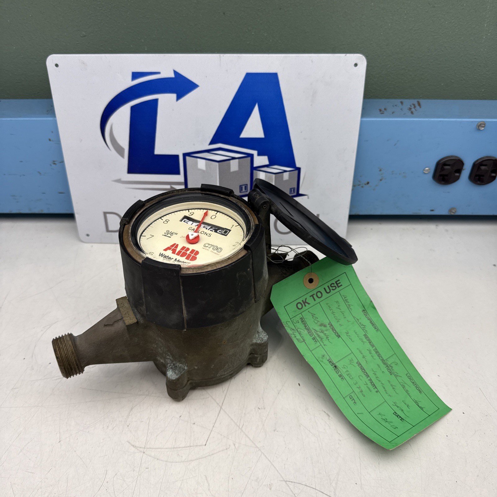 ABB Water Meter, C700, 5/8”, Cubic Feet