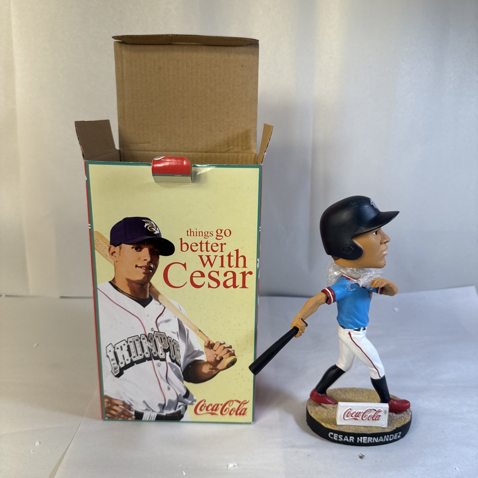 CESAR HERNANDEZ Lehigh Valley IronPigs Phillies 2014 Bobblehead SGA NIB