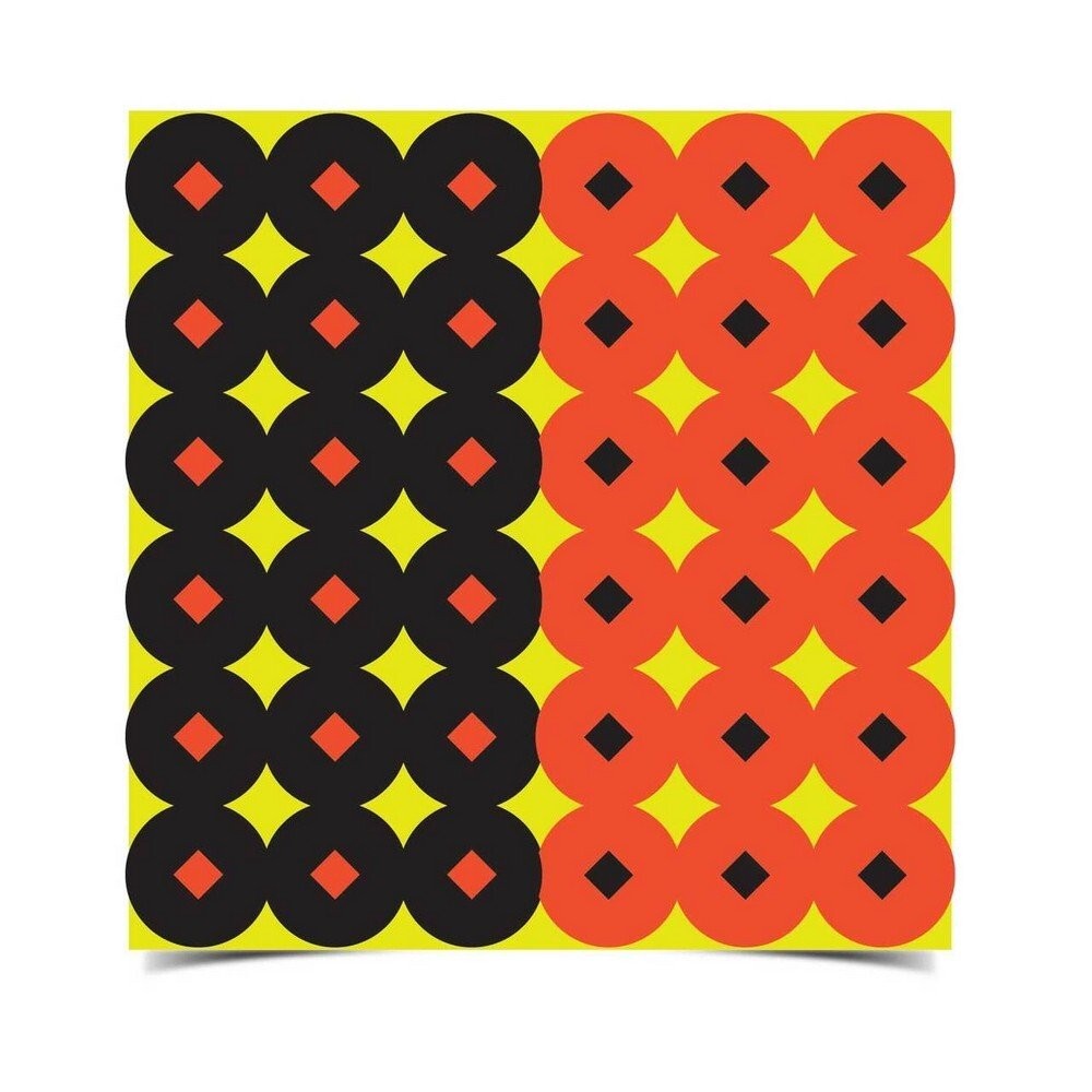 Birchwood Casey Shoot-N-C 1" Reactive Black And Orange 432 Targets - 34117