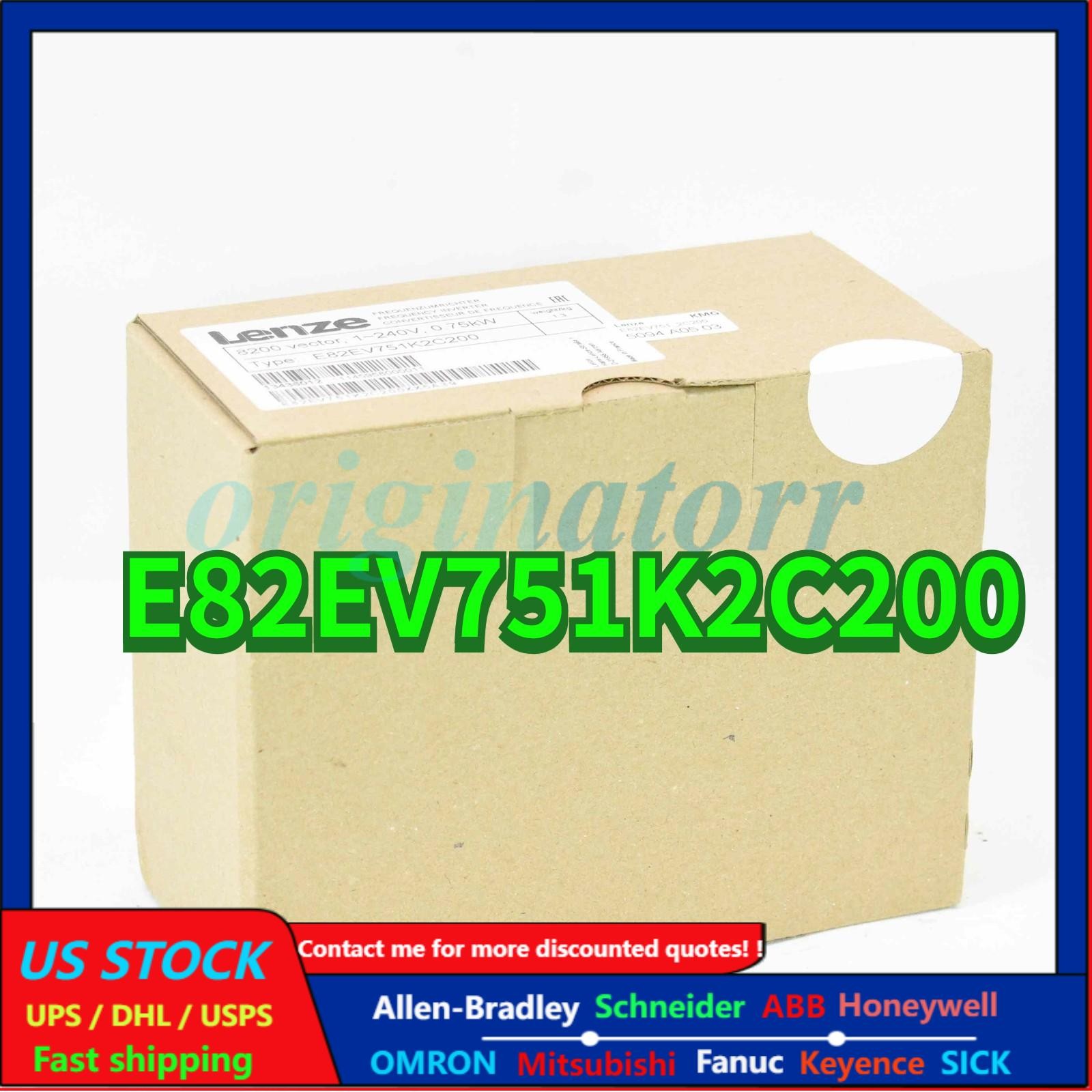 Lenze Inverter 8200 Vector 0.75kW E82EV751K2C200 E82EV751_2C200 -New IN BOX
