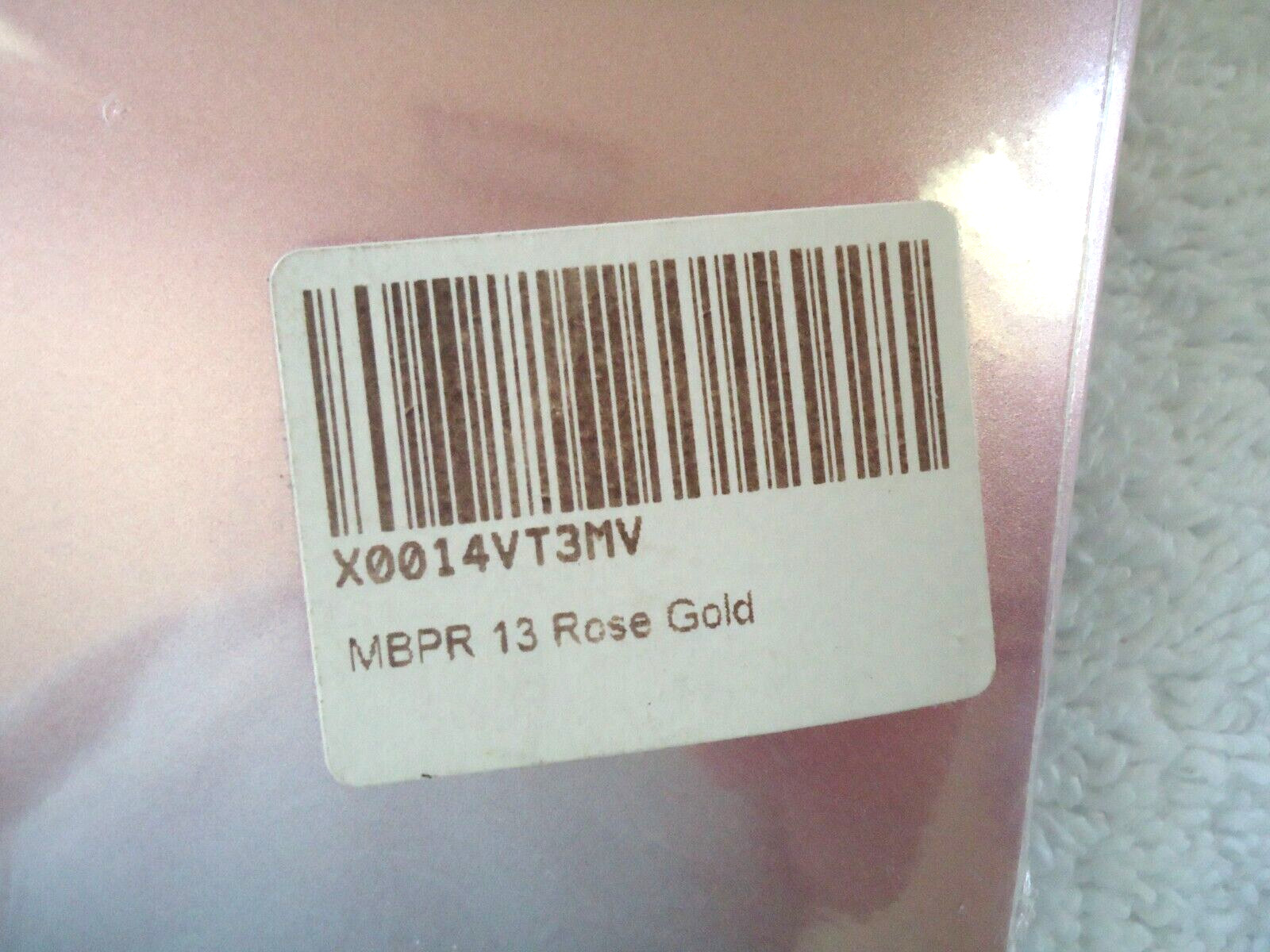 " NIP " MBPR 13 Rose Gold Color Hard Shell Case " Great Item "