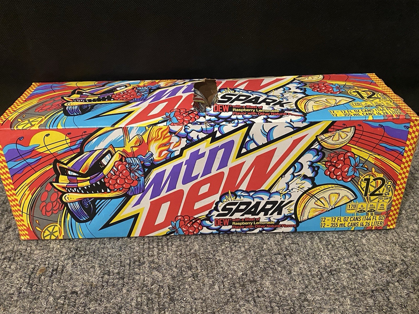 Mountain Dew Spark 12 Pack Cans