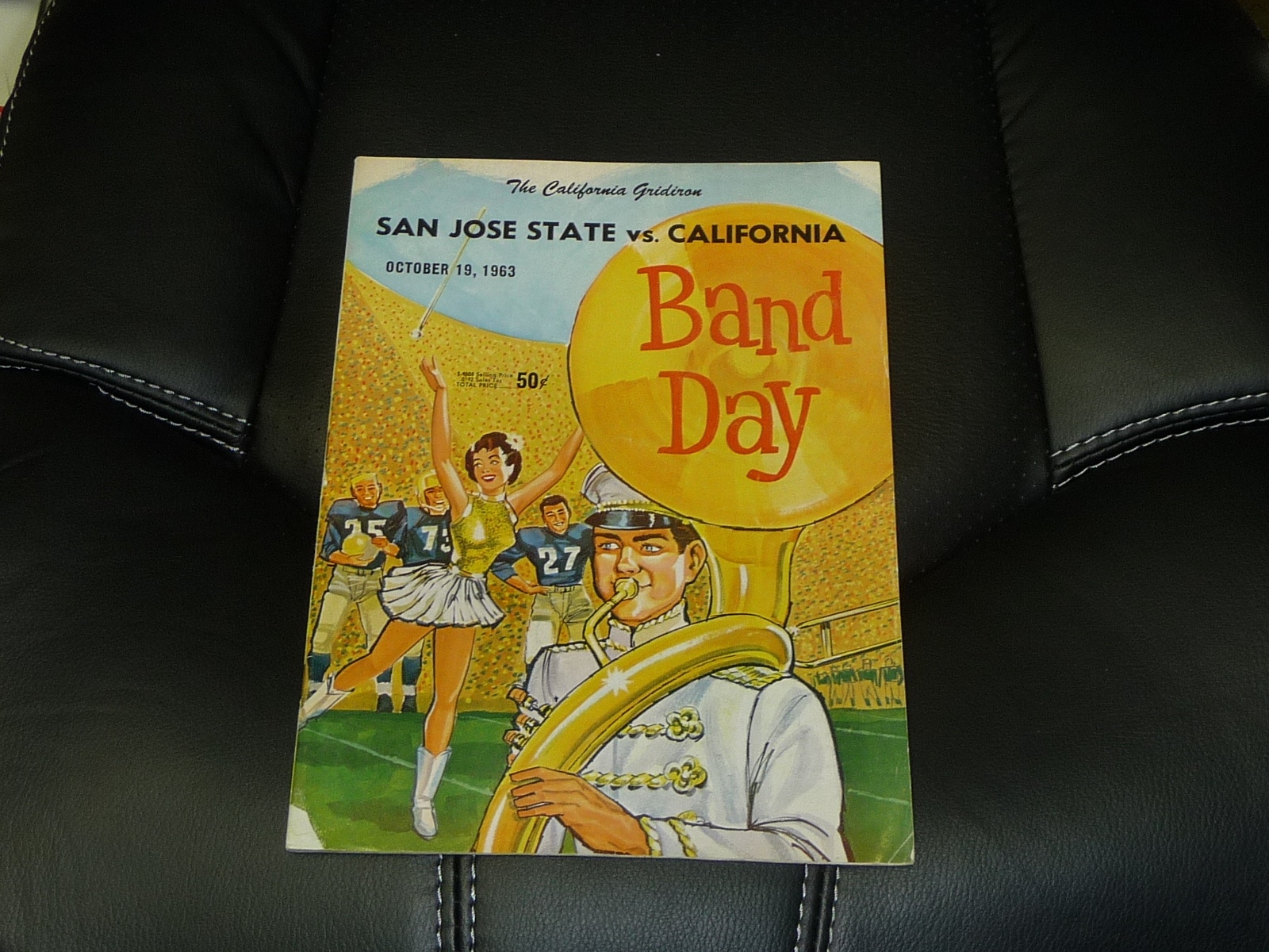 1963 SAN JOSE STATE AT CALIFORNIA COLLEGE FOOTBALL PROGRAM  EX-MINT