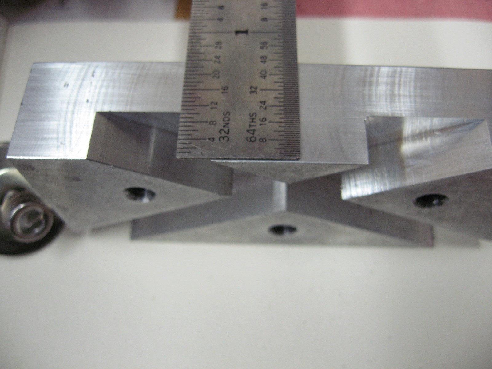 Lathe Tool Bit Grinding Jig, 60 Degree Grinding Jig for 3/8" Thread Cutting Bits