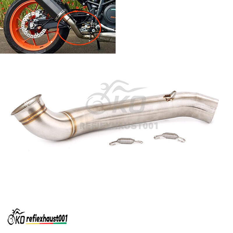 Motorcycle Mid Link Exhaust Pipe Modified For Duke 690 2012-2018 Svartpilen 701