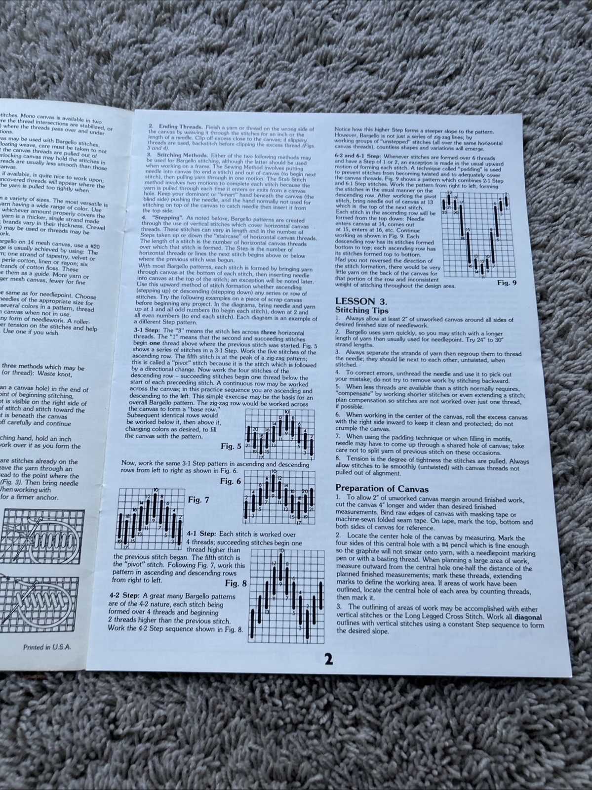 Bargello Basics Leisure Art 5 projects 13 patterns Florentine Work Ann Meyer D26