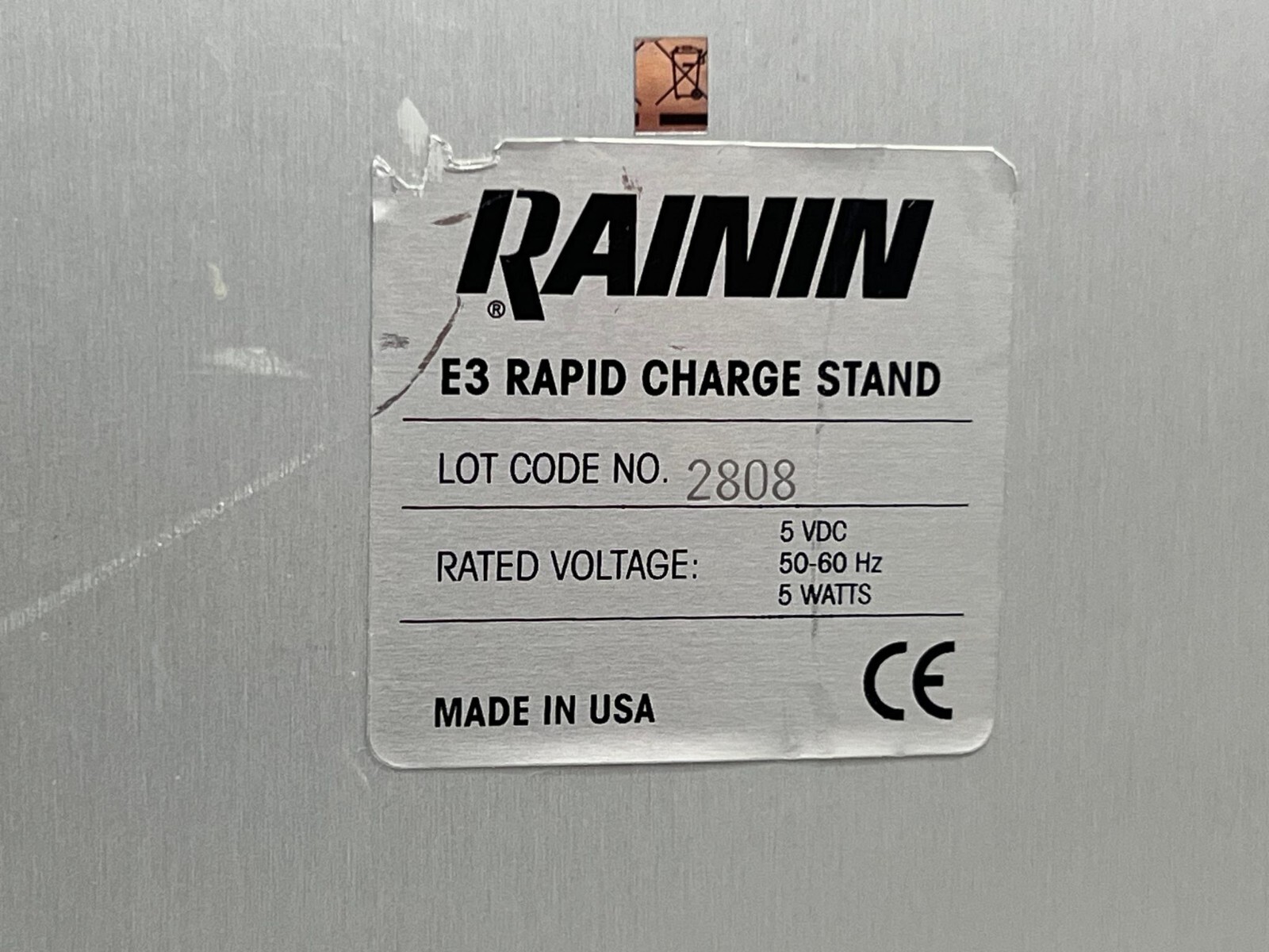RAININ E3 Plus Rapid Charge Pipette Stand
