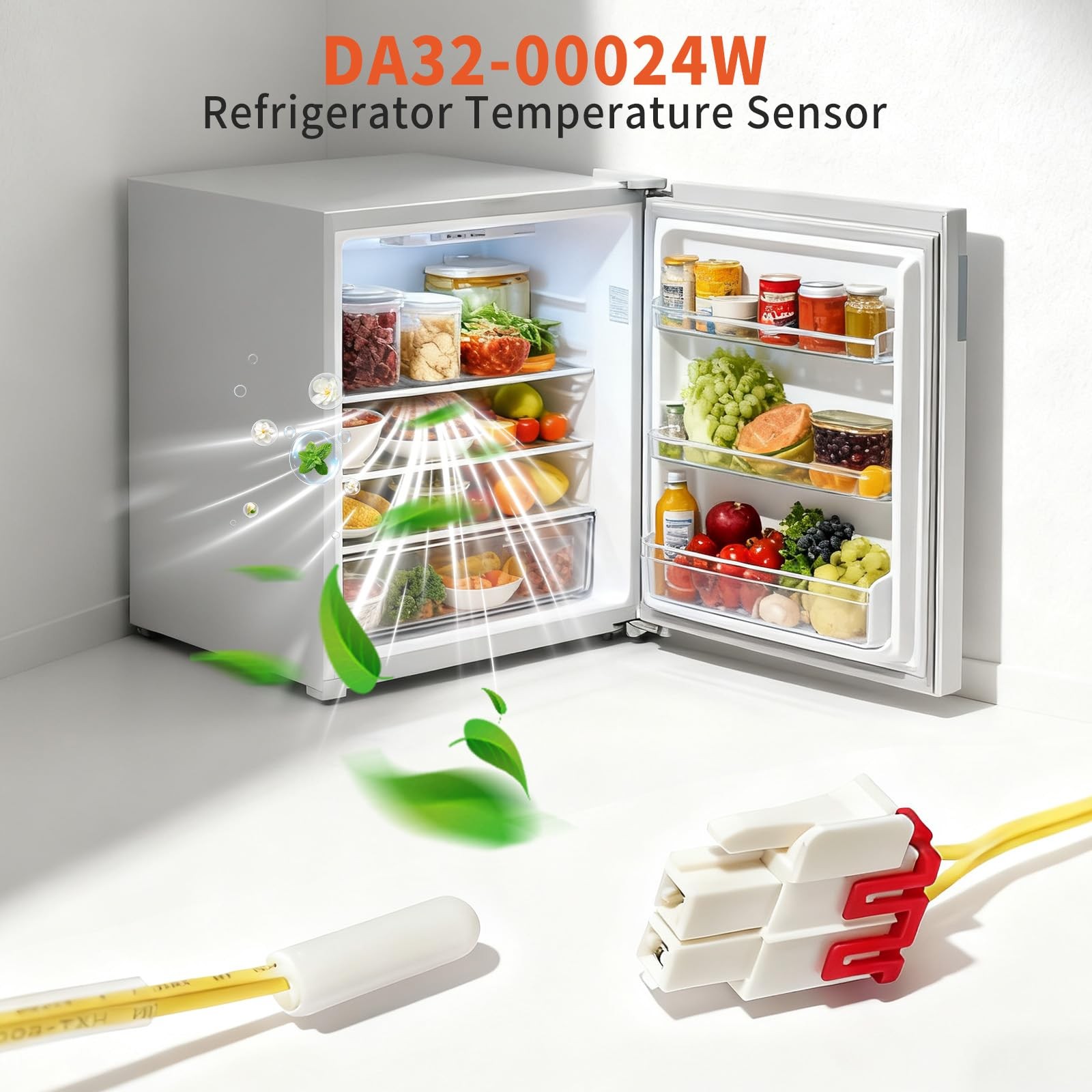 DA32-00024W Refrigerator Thermistor Temperature Sensor Replacement for​​ Sams...