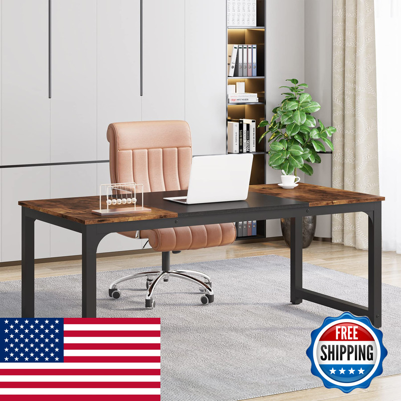 Tribesigns Modern Computer Desk 63 X 31.5 Inch Large Office Desk Computer Table