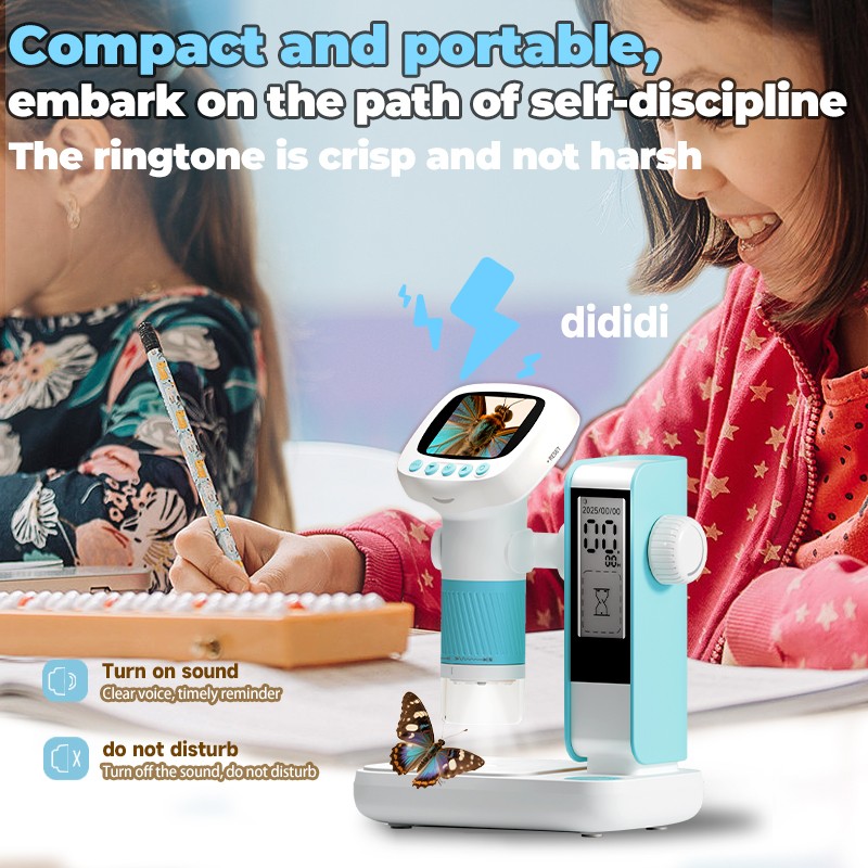 High-Definition Digital Microscope Pocket Microscope for Kids 2.0" Screen