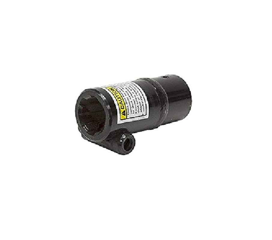 PTO Splined Adapter 1-3/8" 6 Spline Female x 7/8" Rd Bore w/ 3/8" & 1/4" Keyway