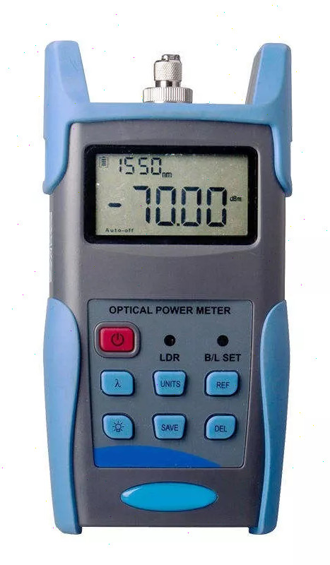 Fiber Power Meter Optical Tester with -50-26dBm850/1300/1310/1490/1550/1625nm
