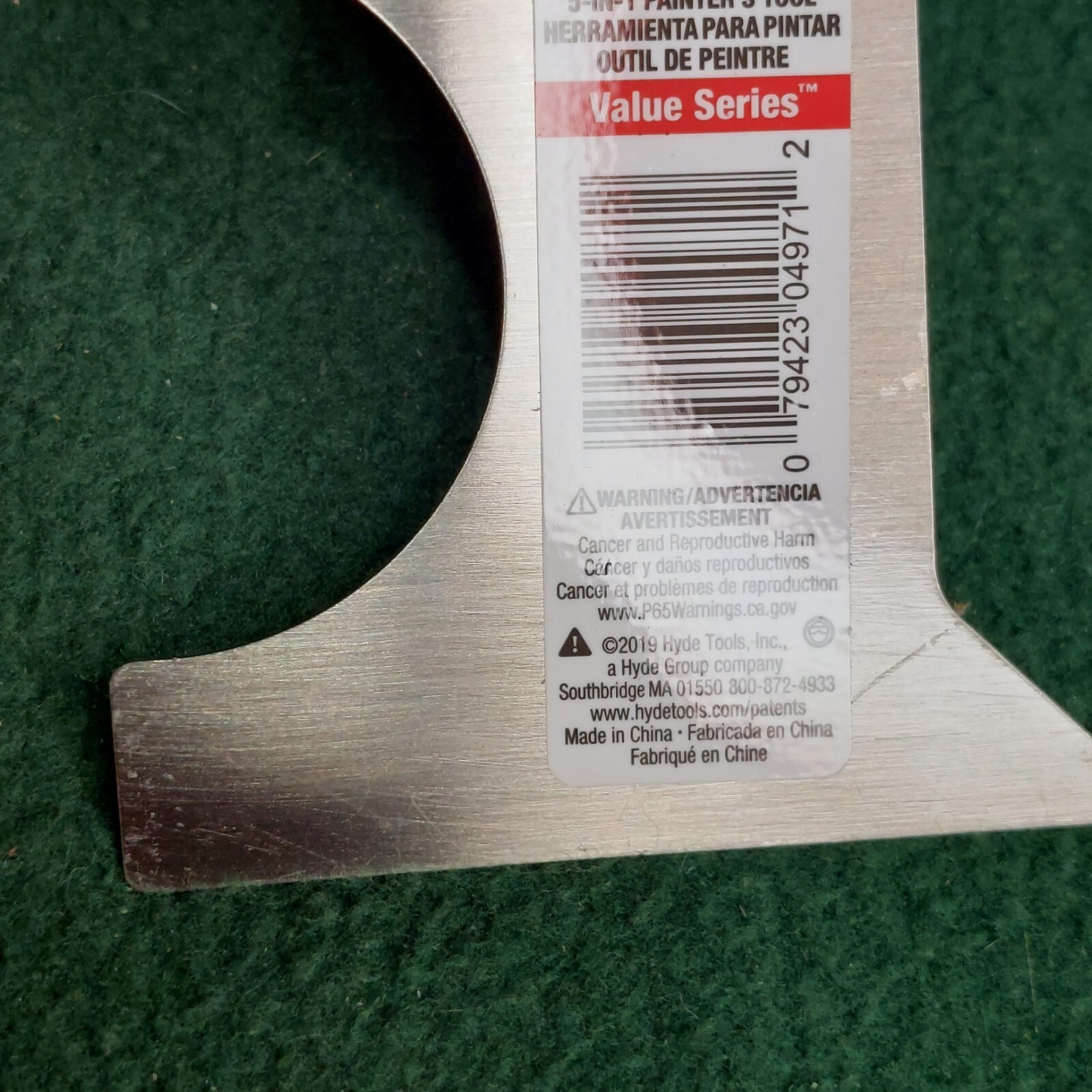 Hyde 04971 Value Series 5-in-1 Painters Multi-Tool (QTY 2 pack)