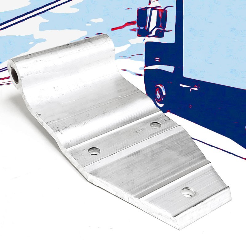 Great Dane Style 3-Hole Hinge 3.875" x 8.375" Door Hinge Semi Truck Trailer