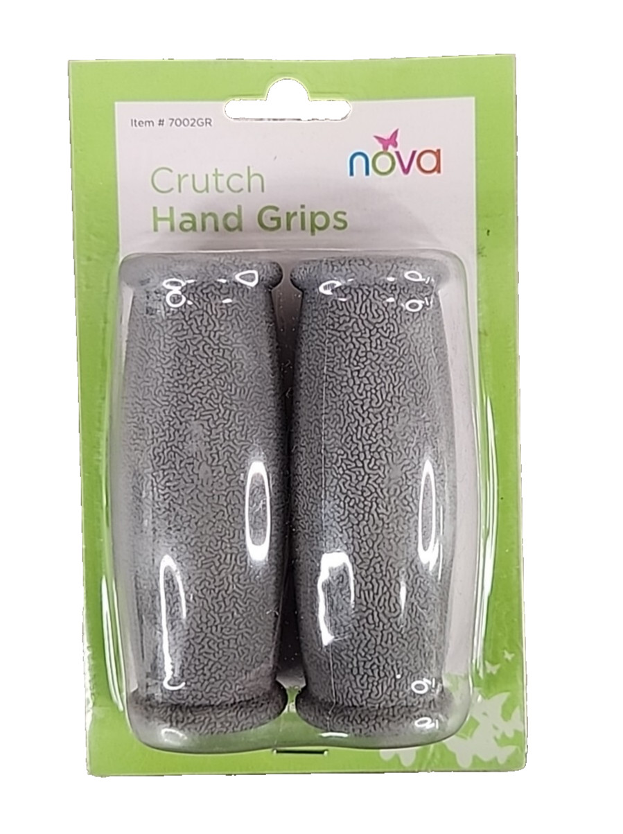 NOVA Crutch Hand Grips Item 7002GR GRAY NEW