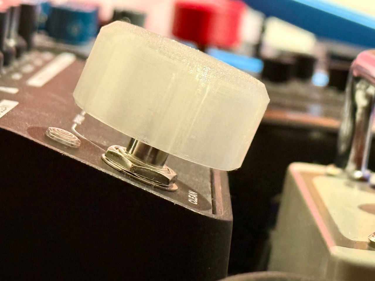 Translucent Guitar Pedal Topper (10mm Switch) - Single Topper