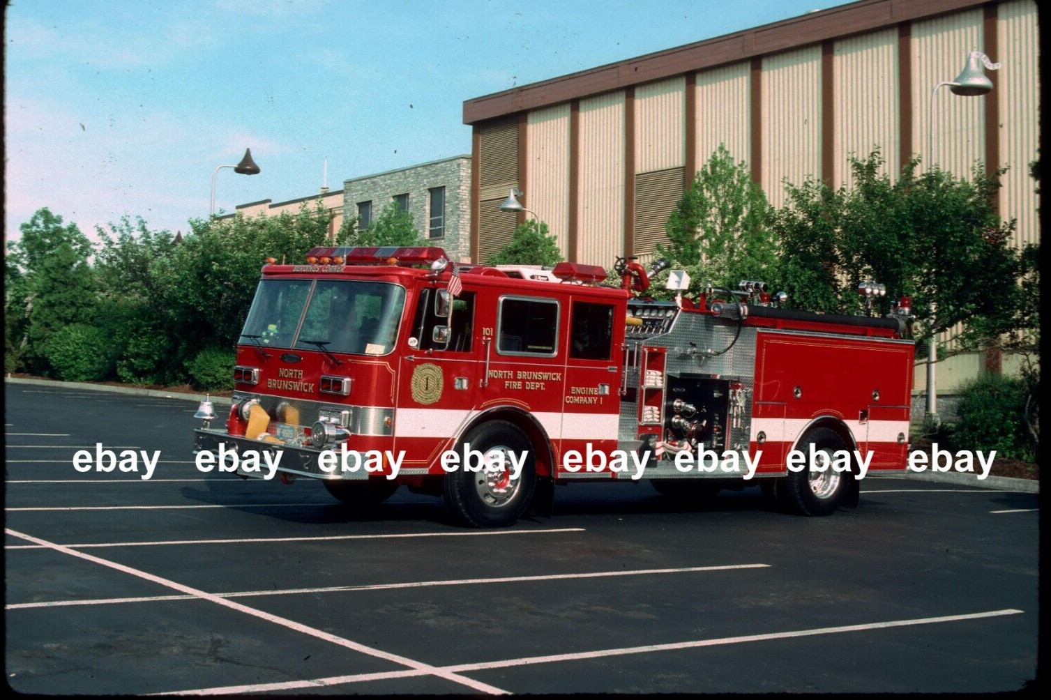 North Brunswick Twp NJ 1989 Pierce Arrow pumper Fire Apparatus Slide