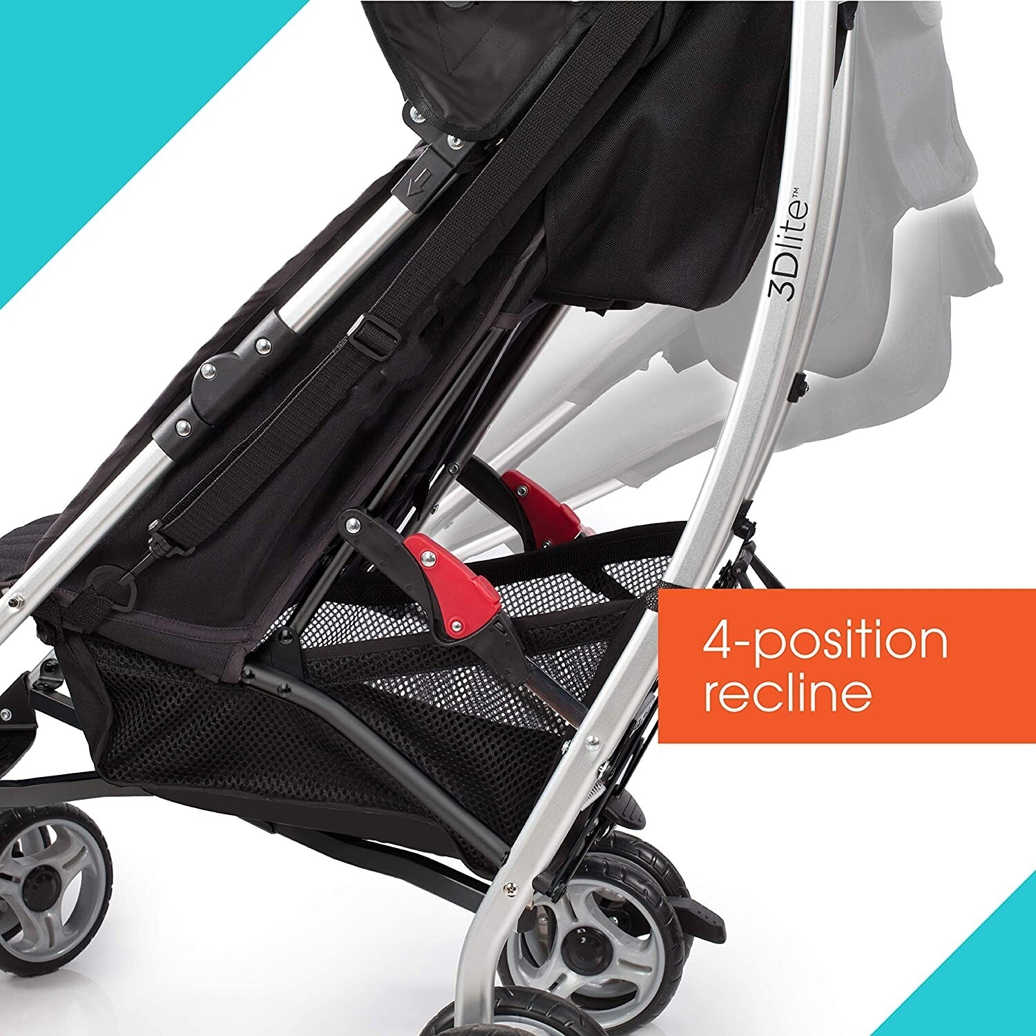 Cochecito De Bebé Práctico Cómodo Ligero Elegante Color Negro Nuevo
