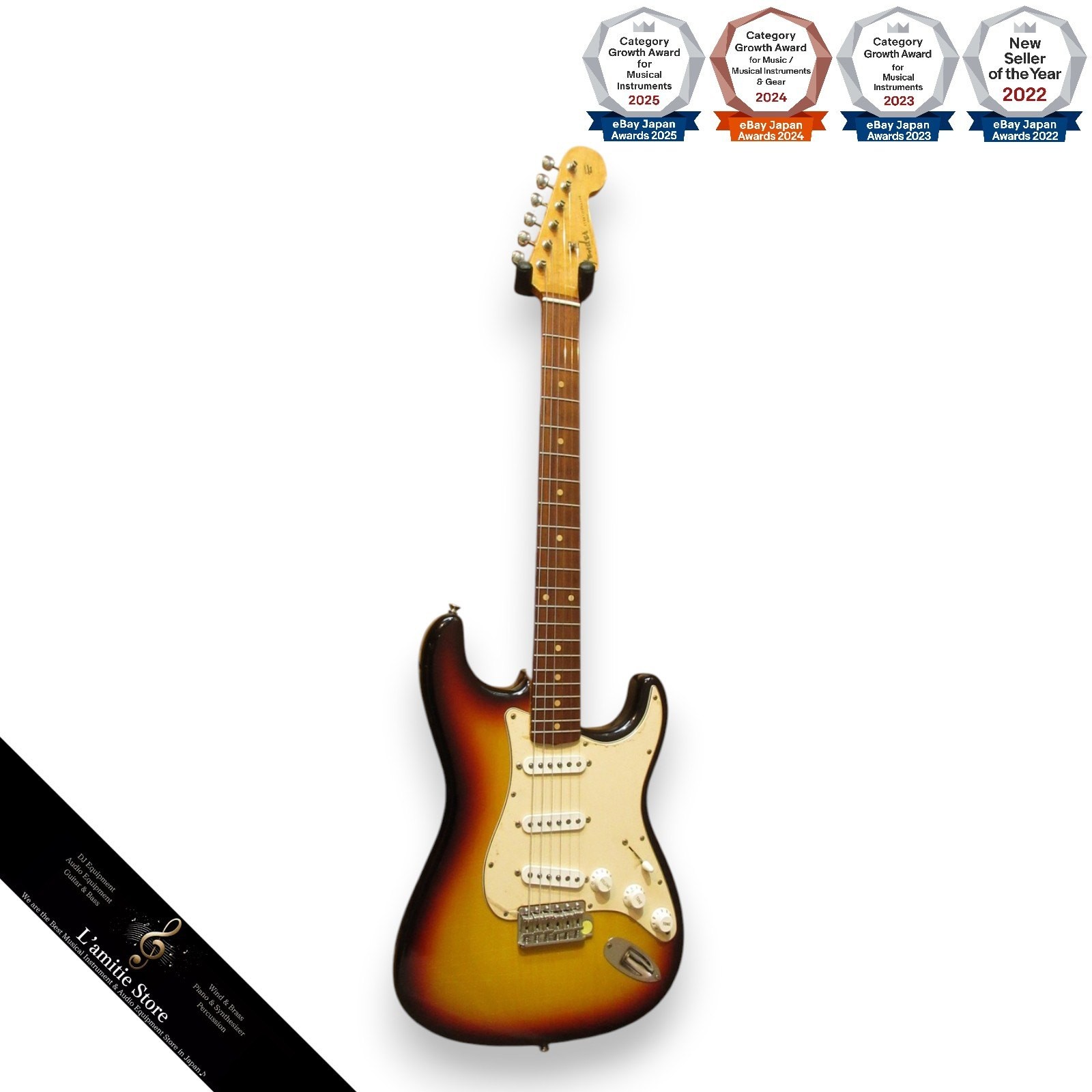 Fender Custom Shop 60 Stratocaster NOS 2000 Rosewood Fingerboard Good Condition