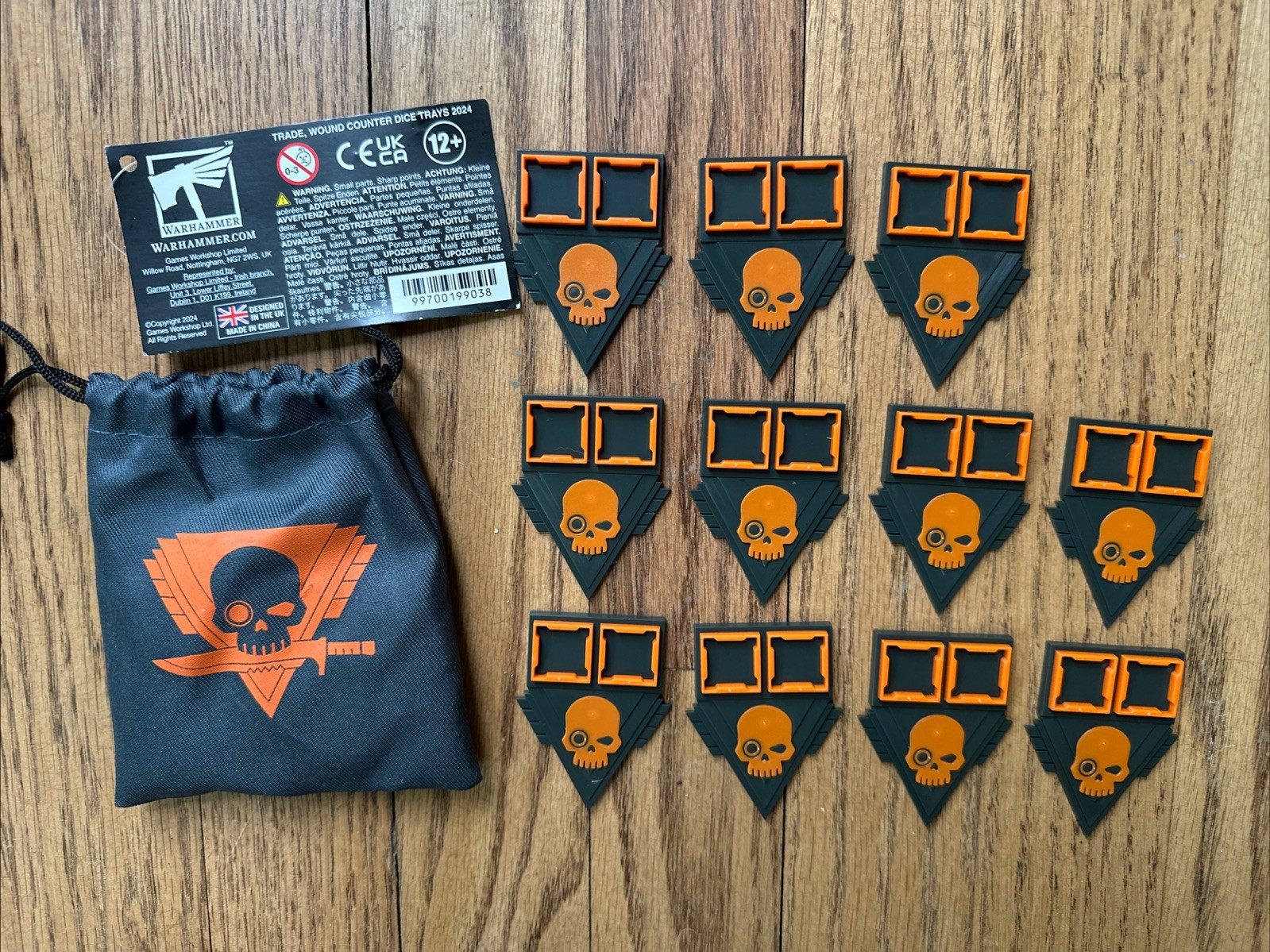 Warhammer 40,000 Kill Team:  Wound Counter Dice Trays x11 by Games Workshop