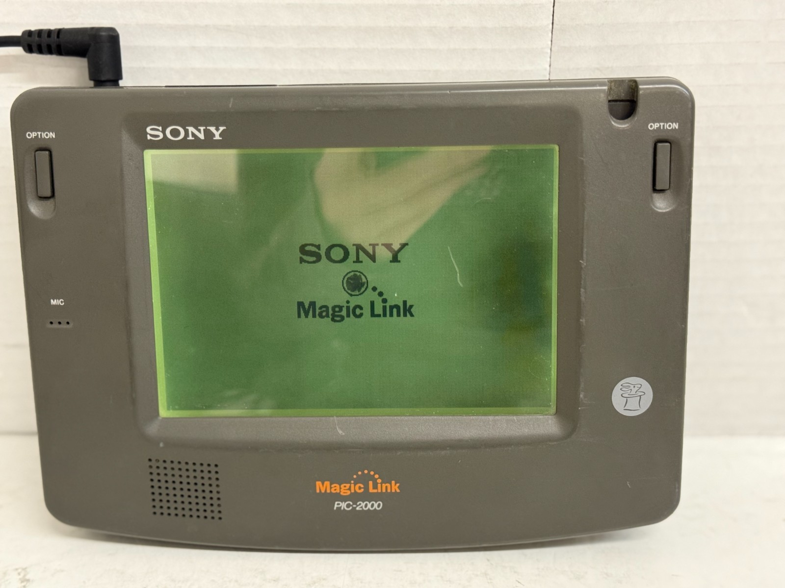 Sony PIC-2000 Magic Link + Power Adapter ONLY - Tested and Working - No Stylus