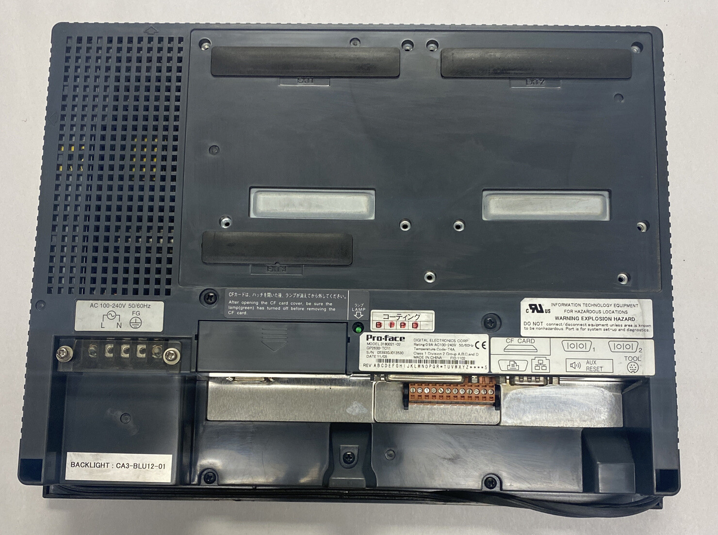 Pro-Face,3180021-02 GP2600-TC11,Operator Touch Screen Panel