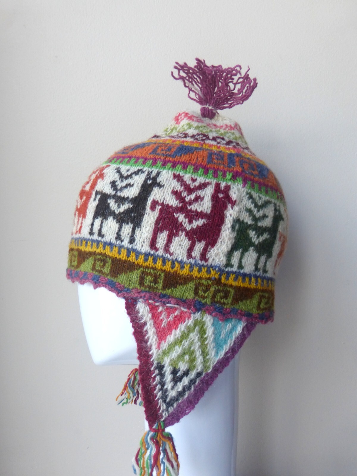 Peruvian Andean Mountain - Handmade Shaman Chullo Hat