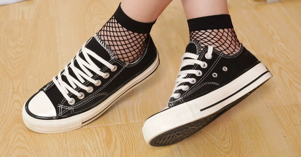Ankle Length Fishnet Socks