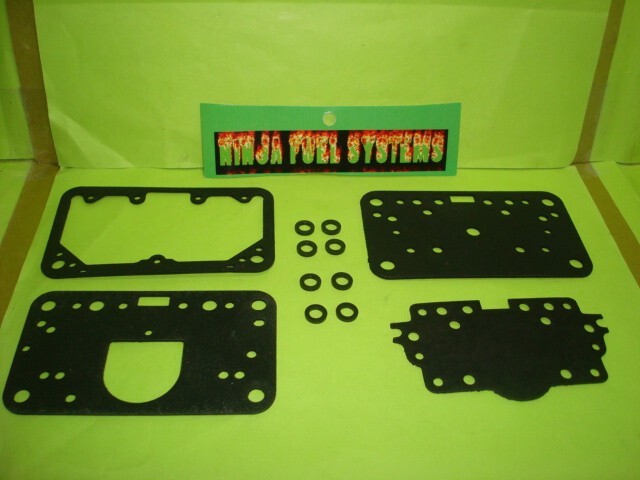 HOLLEY VACUUM CARBURETOR BOWL SERVICE KIT 1850 3310 600 650 750 BLACK NON STICK