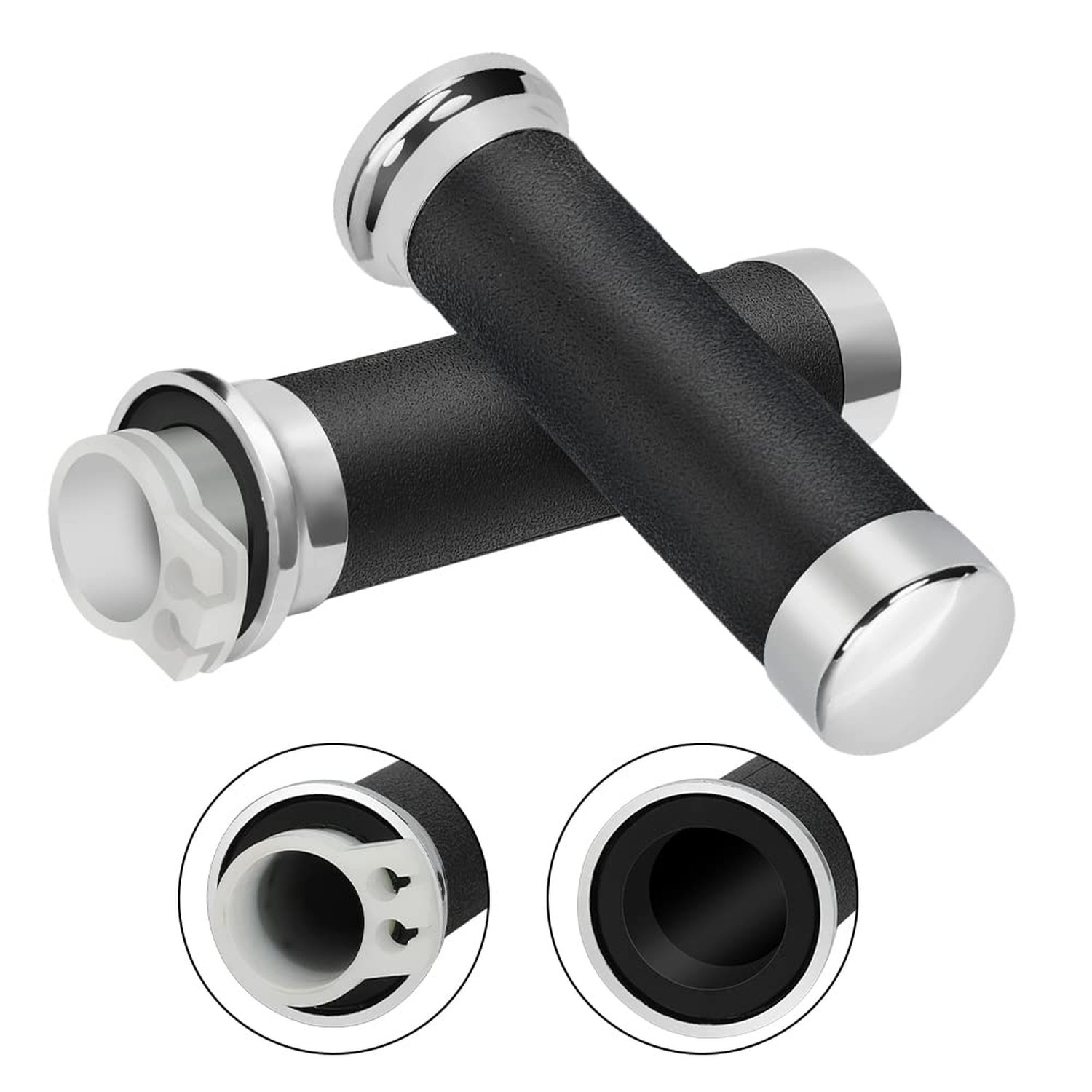 Grip Throttle Tube Replace for Honda OEM:53145-MM8-000, 25mm Right Grip Dual ...