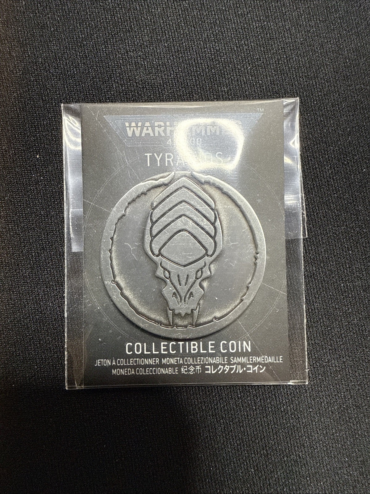 Warhammer 40K Tyranids Limited Edition Collectible Coin 2023 OOP