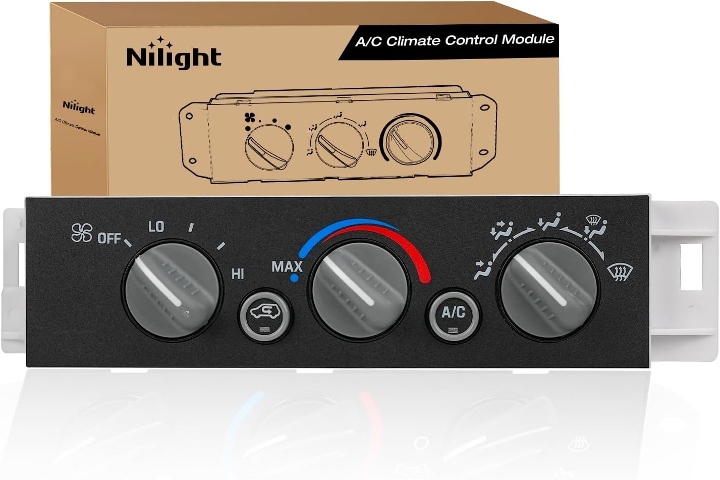 A/C Heater Climate Control Module Switch for 1996-02 Chevy GMC C/K Truck Nilight