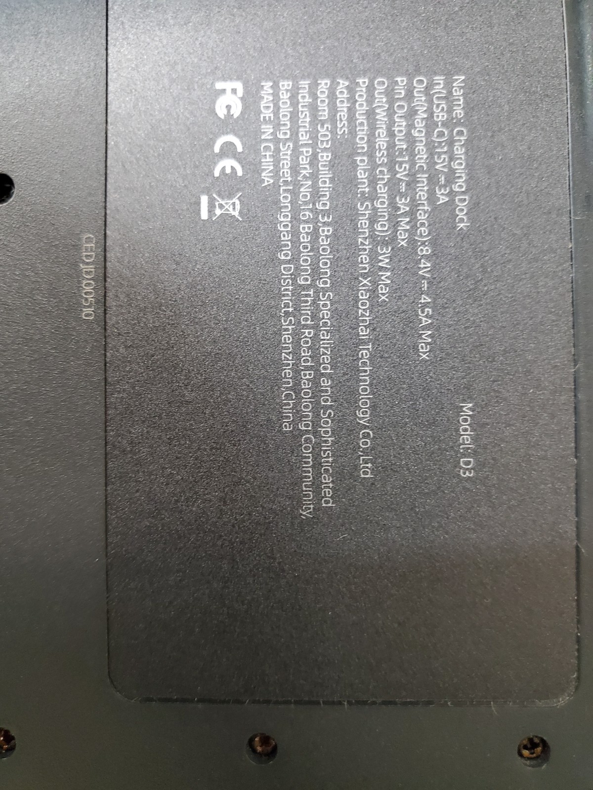 BOBOVR D3 Charging Dock COMPATIBLE WITH QUEST 3 (Used condition)