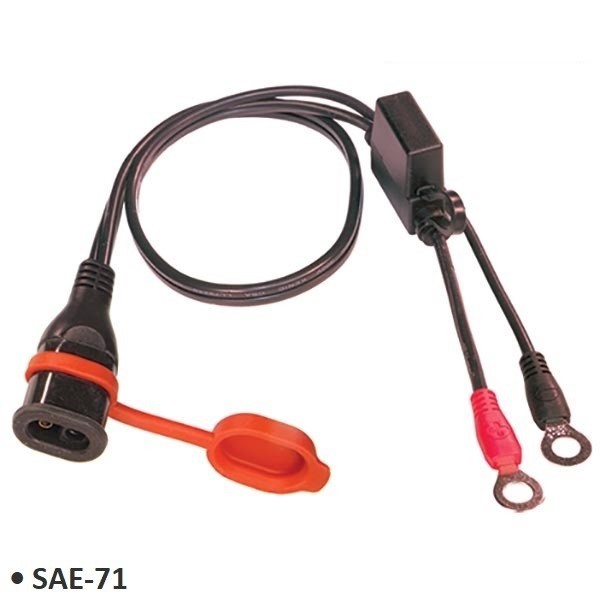 Motorcycle Battery Maintainer Connector sae-71 with Hood 4501371