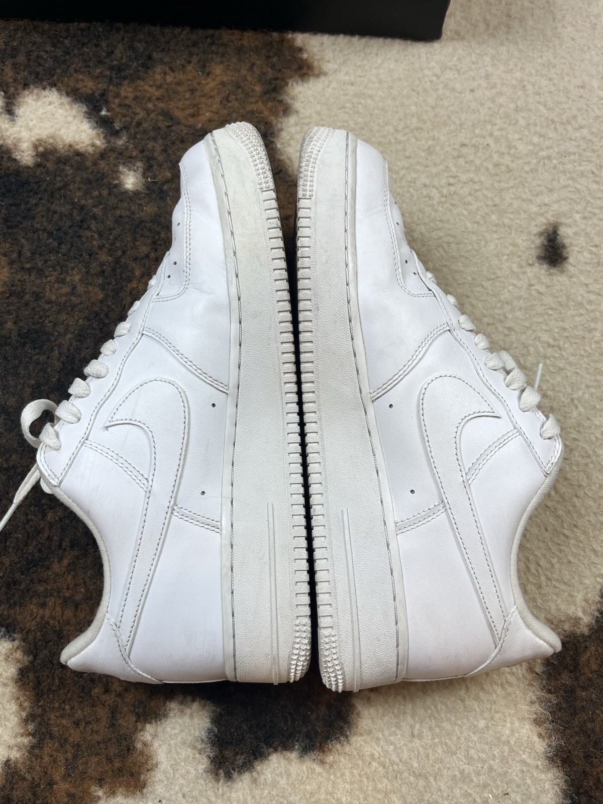 Nike Air Force 1 Low SP Supreme White Men's Low Top Sneakers No Extra Lace