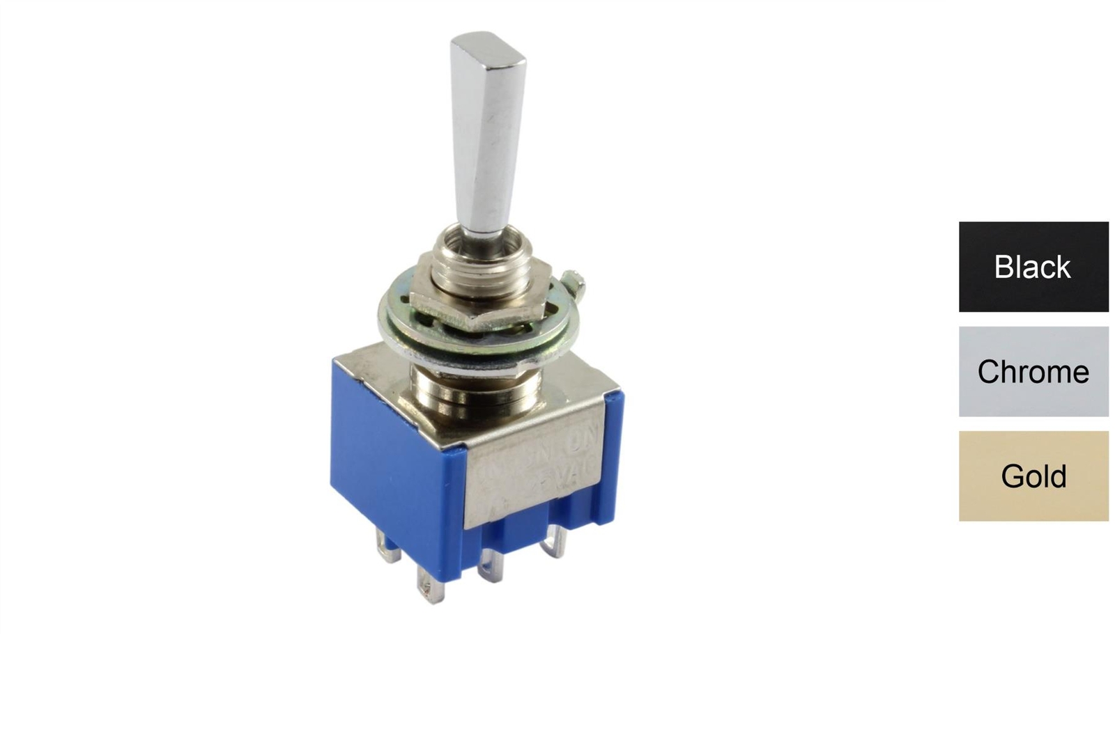 Mini Flat Paddle Toggle Switch 3-way On-On-On