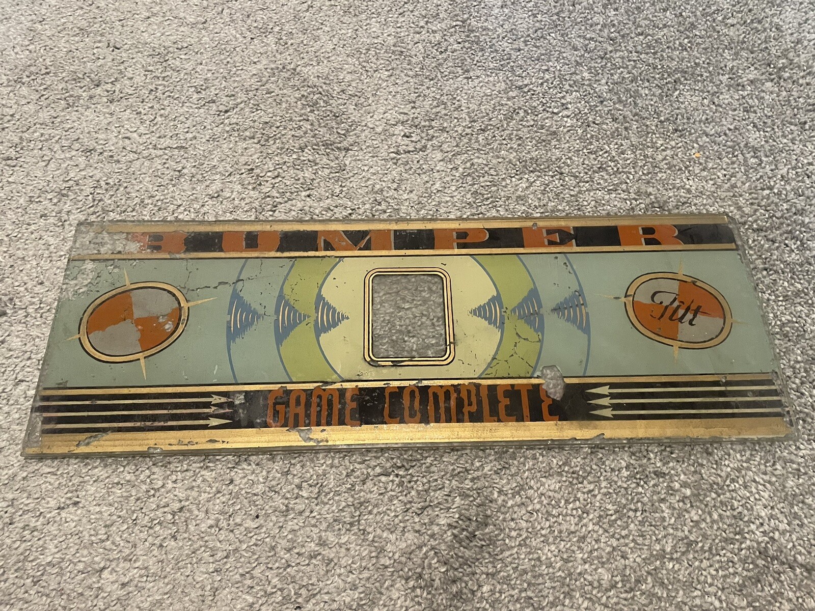 Bumper Arcade Marquee Glass