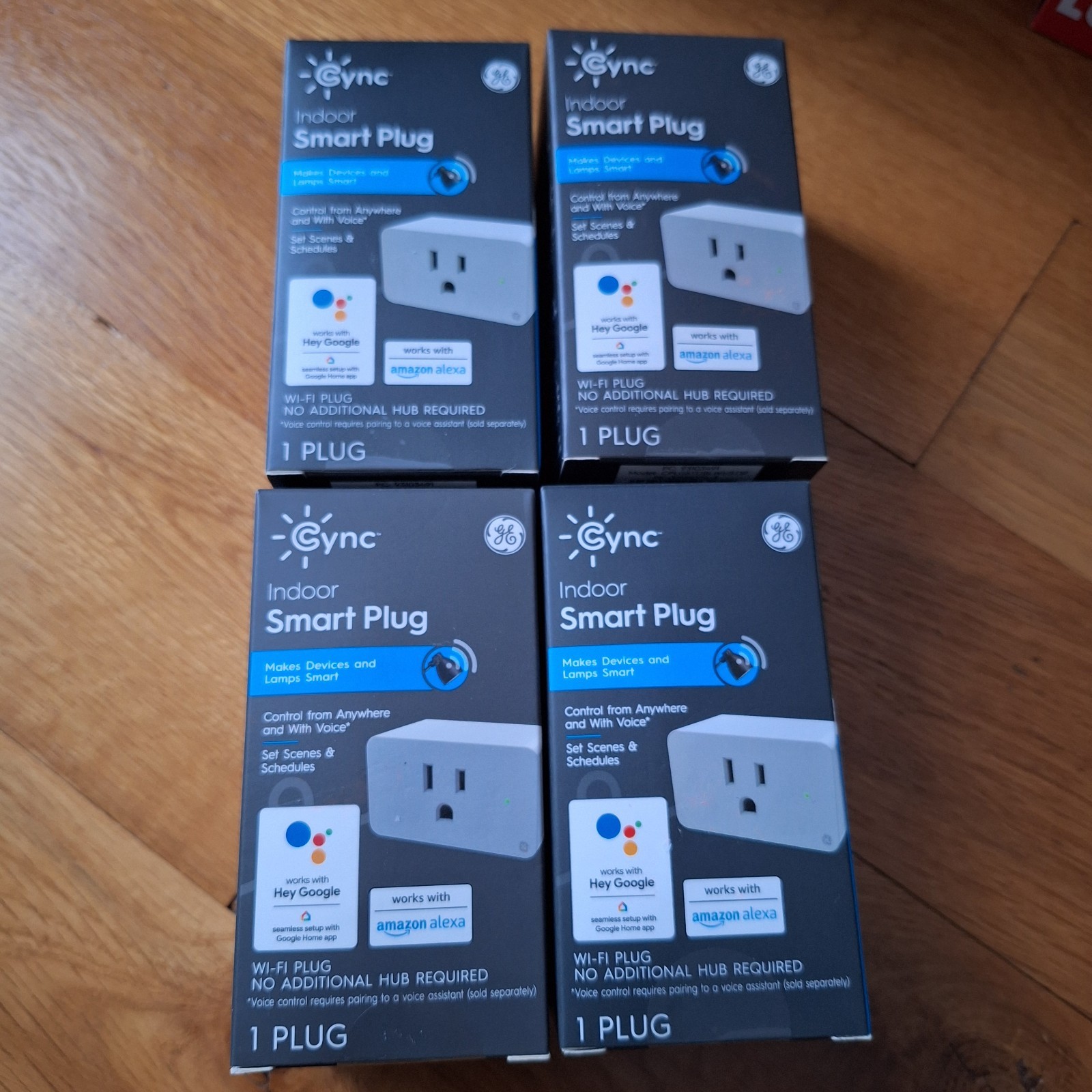4 Cync by GE INDOOR Smart Plug Alexa & Hey Google Make Devices Lamps Smart NEW