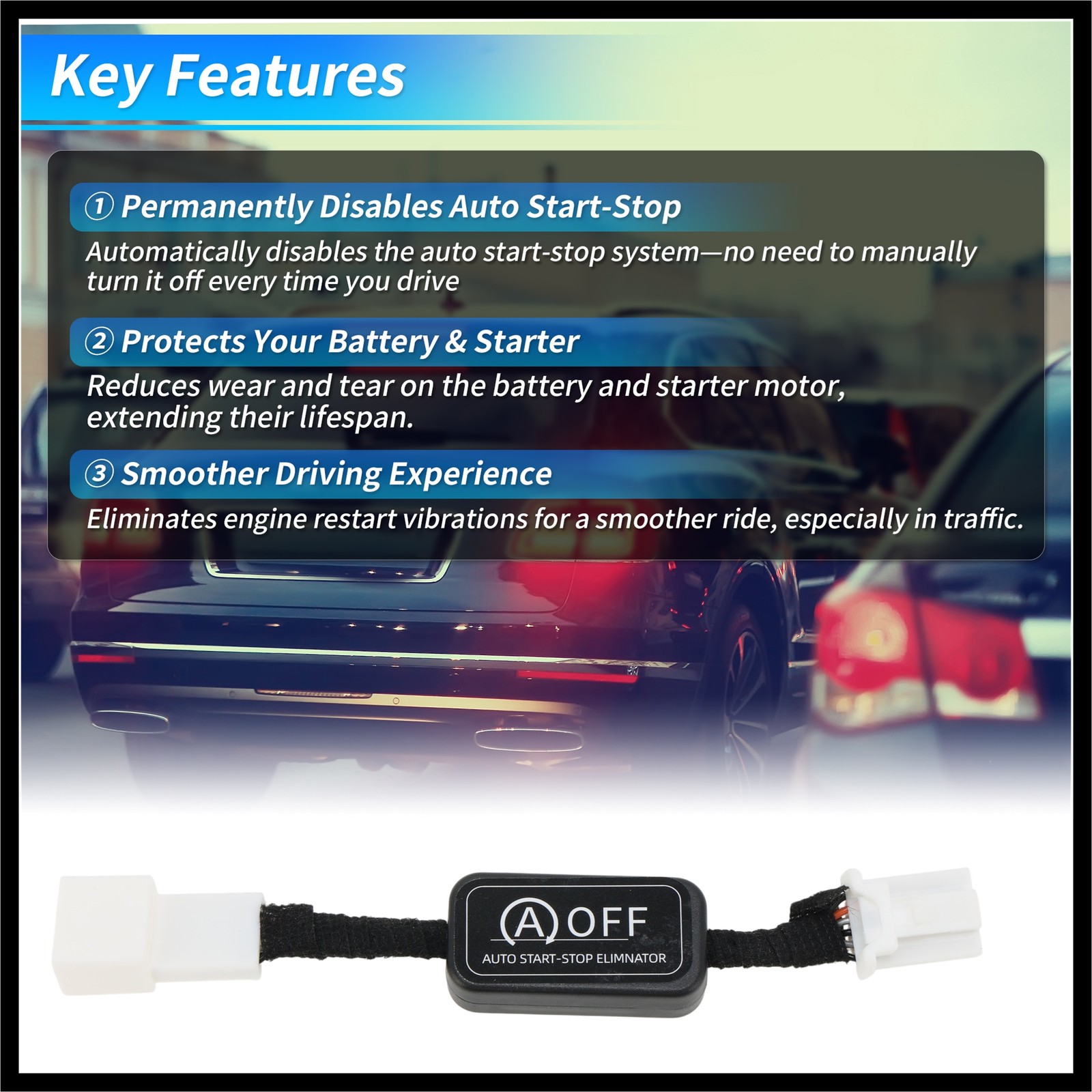 Auto Start Stop Eliminator for Toyota Tundra 2022-2026 Start Stop Disable