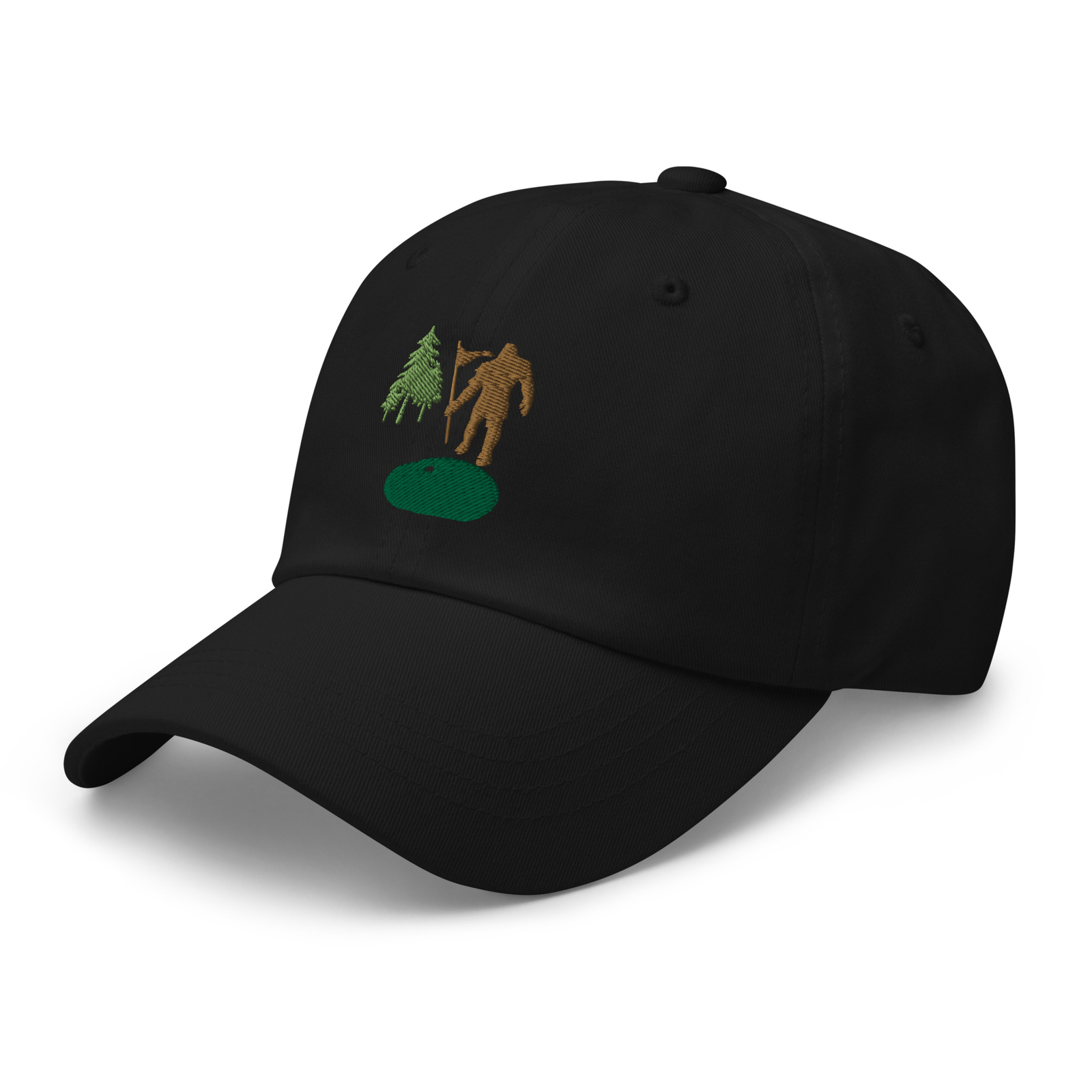 Embroidered Cap Bigfoot Golfing Adjustable Hat