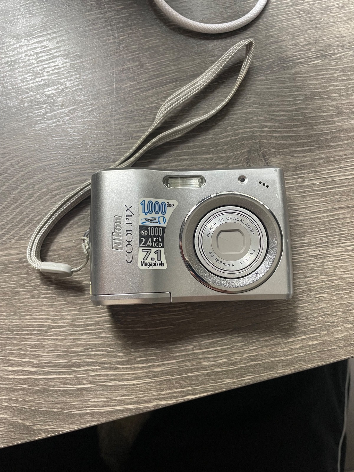 Nikon Coolpix L11 7.1MP Digital Camera Silver Y2K Digicam - Tested Y2K