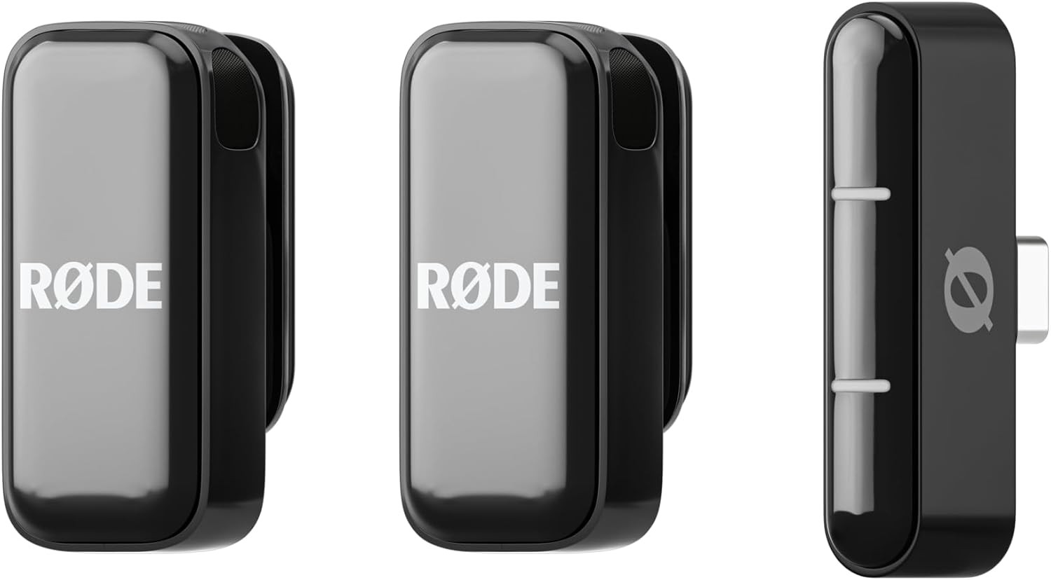 Wireless Micro - Compact Wireless Microphone, Two Mics with Charge Case for Smar