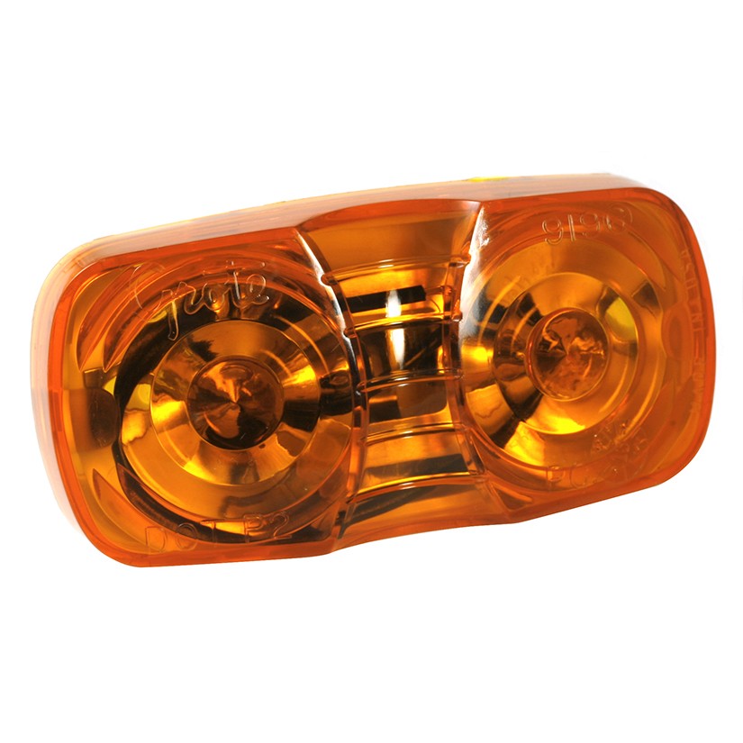 Grote 46793 Two-Bulb Square-Corner Clearance Marker Light (Duramold)