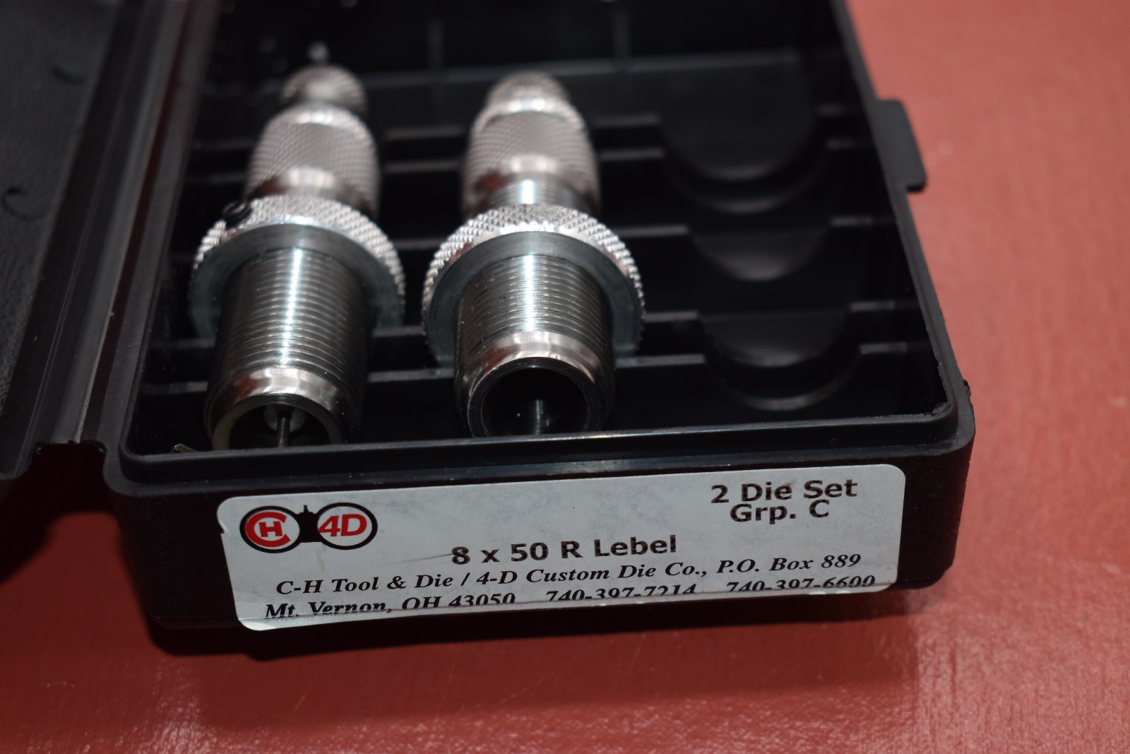 CH TOOL  AND DIE 8mm LEBEL FL DIE SET